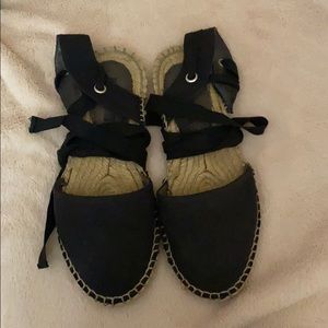 Forever 21 Lace Up Espadrille Flats